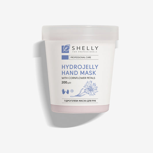 Гідрогелева маска для рук з пелюстками волошки Shelly 200 г