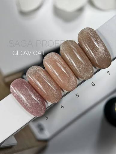 SAGA professional гель лак GLOW CAT, 10 мл