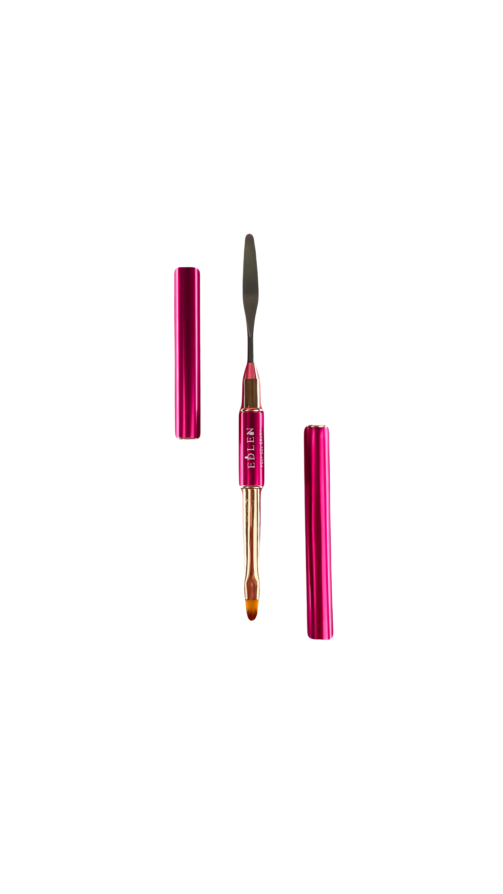 Двосторонній пензель-шпатель для полігелю Poly Gel Brush Edlen