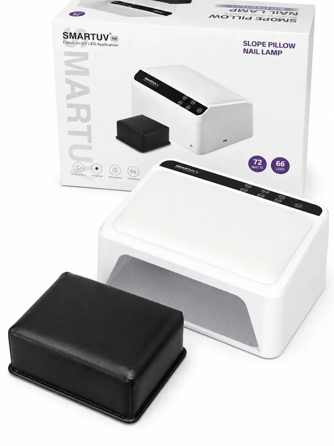Професійна манікюрна UV/LED лампа SMARTUV N8 з металевим корпусом, гарантія 12 місяців smOOO4