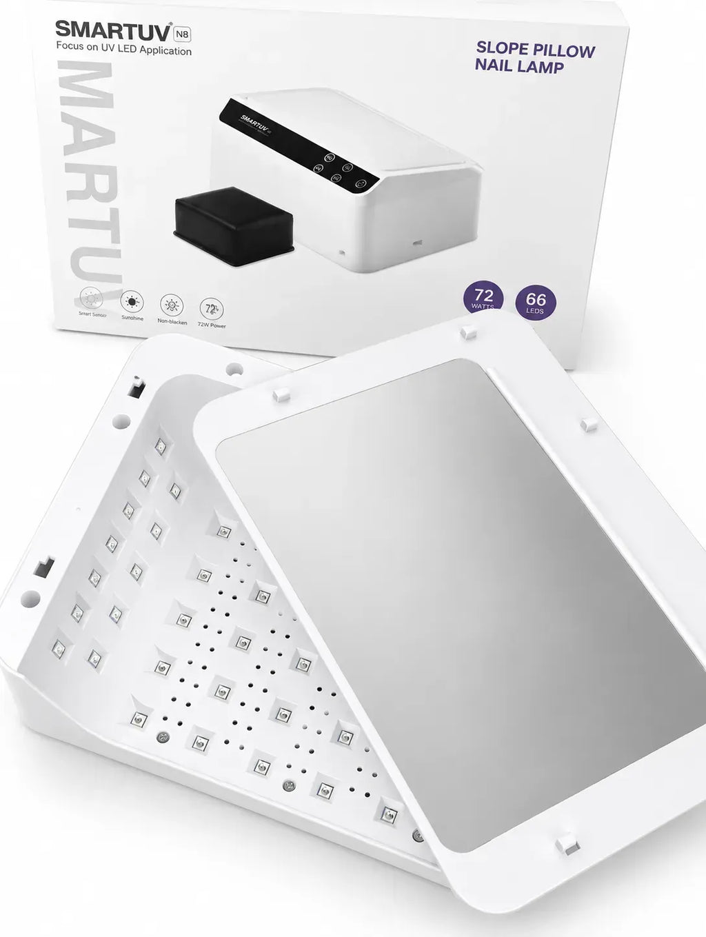 Професійна манікюрна UV/LED лампа SMARTUV N8 з металевим корпусом, гарантія 12 місяців smOOO4