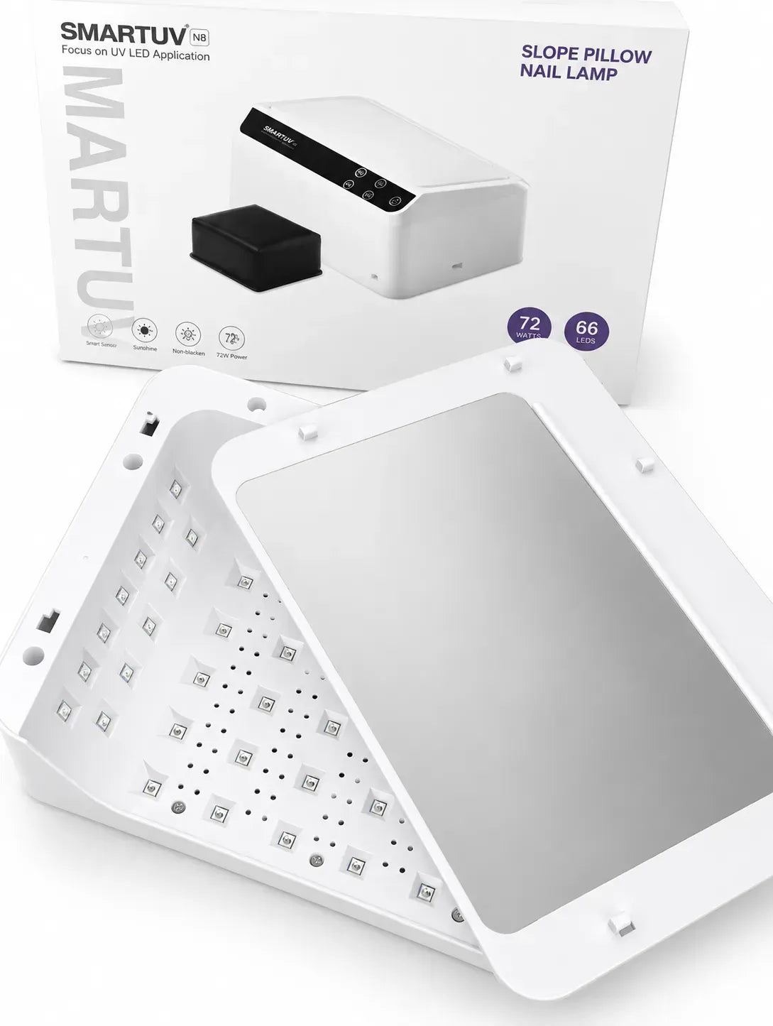Професійна манікюрна UV/LED лампа SMARTUV N8 з металевим корпусом, гарантія 12 місяців smOOO4