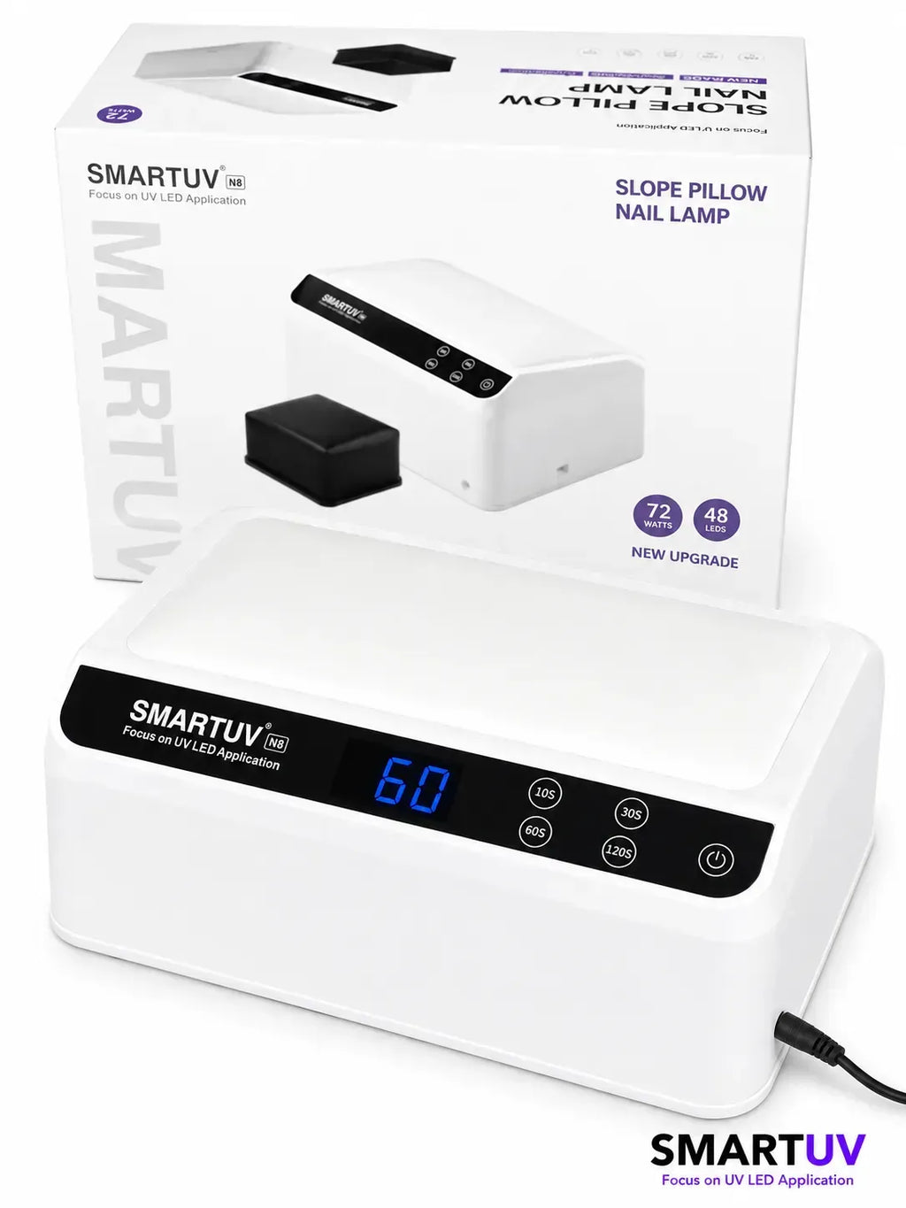 Професійна манікюрна UV/LED лампа SMARTUV N8 з металевим корпусом, гарантія 12 місяців smOOO4