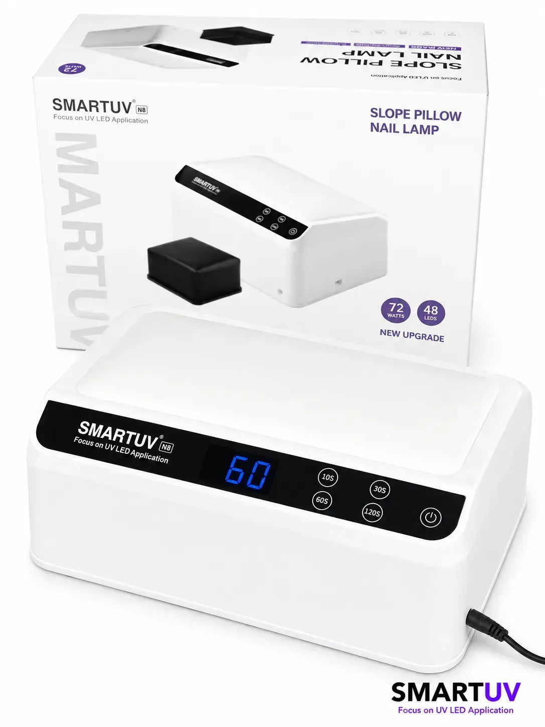 Професійна манікюрна UV/LED лампа SMARTUV N8 з металевим корпусом, гарантія 12 місяців smOOO4