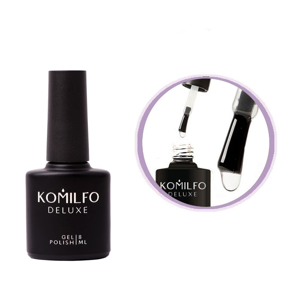 Komilfo No Wipe Top No Filters – топ без липкого шару без УФ фільтрів, 8 мл/15 мл