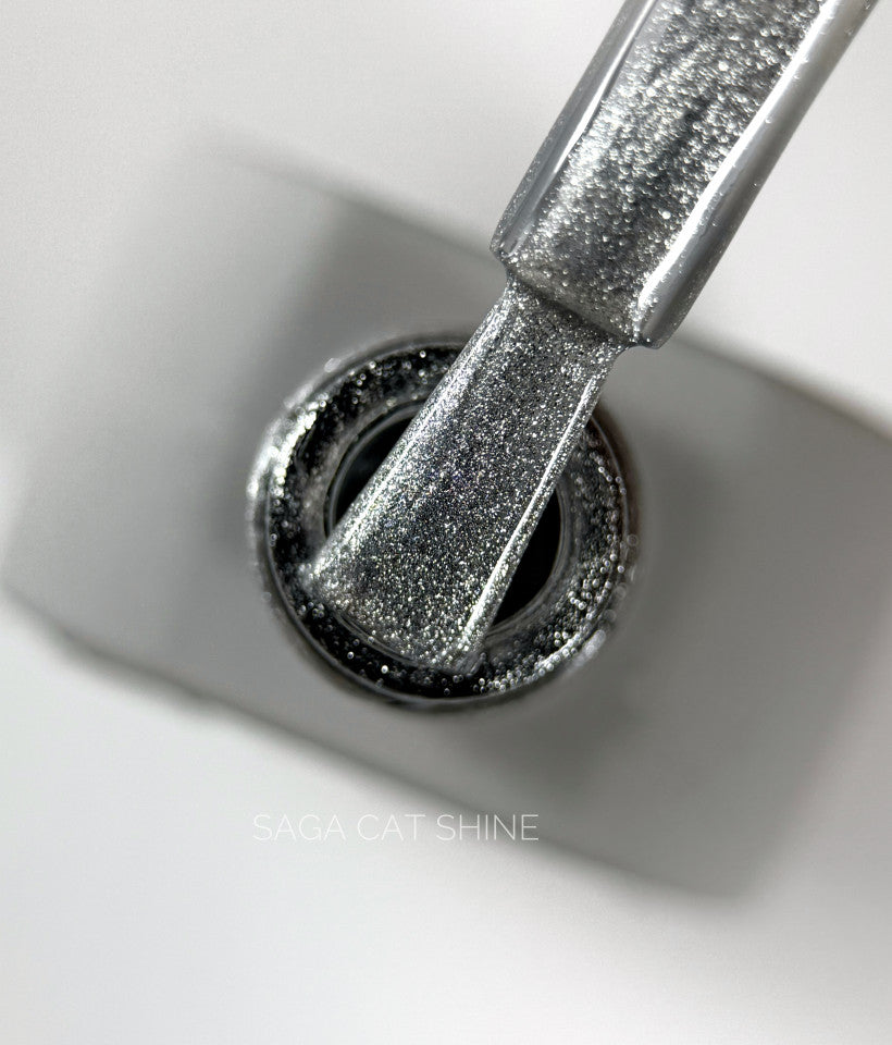 SAGA professional гель лак CAT SHINE, 10 мл