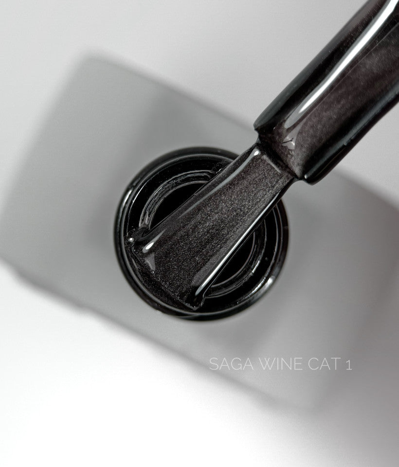SAGA professional гель лак Wine Cat, 10 мл