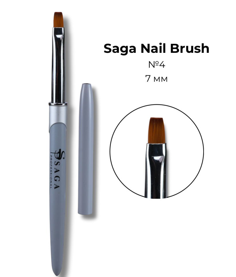 SAGA Professional пензлик №04 (Квадрат 7 мм)