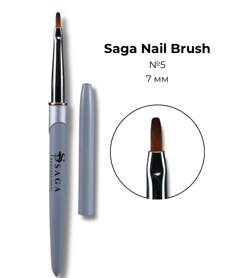 SAGA Professional пензлик №05 (Овал 7 мм)