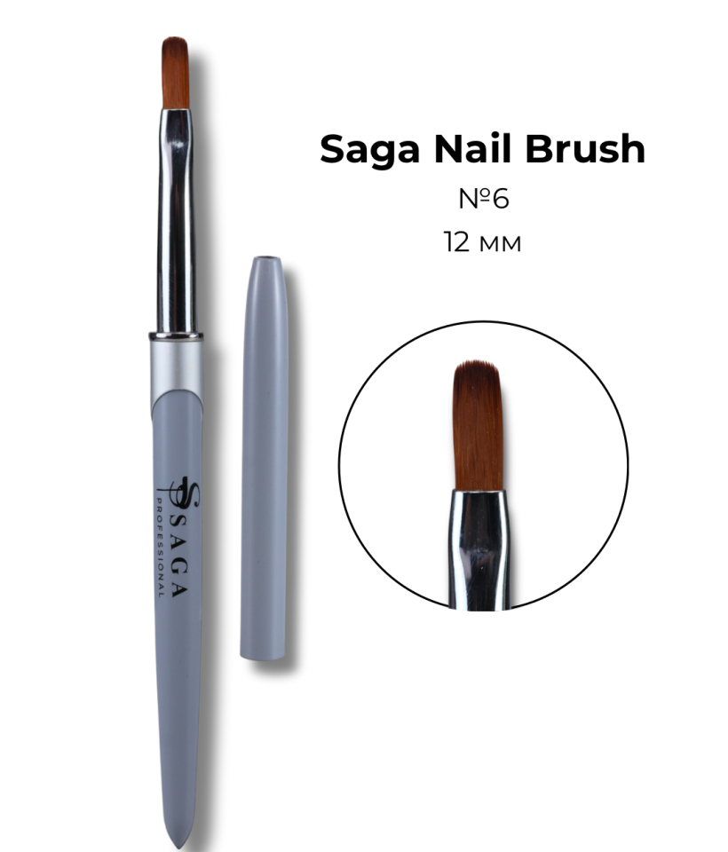 SAGA Professional пензлик №06 (Овал 12мм)