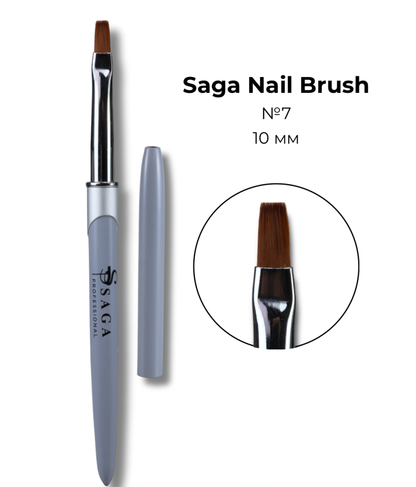 SAGA Professional пензлик №07 (Квадрат 10мм)