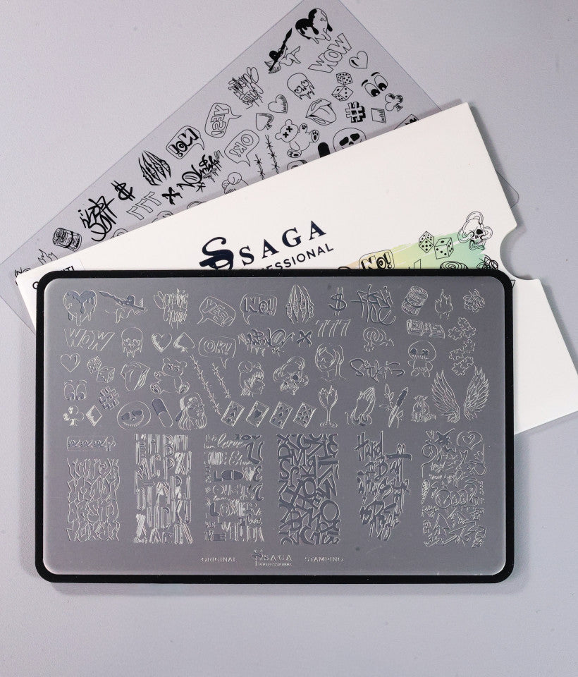 SAGA Professional Пластини для стемпінгу