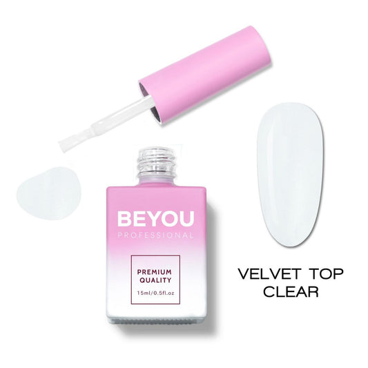 BEYOU Professional Velvet Top Clear 15мл BVTC15