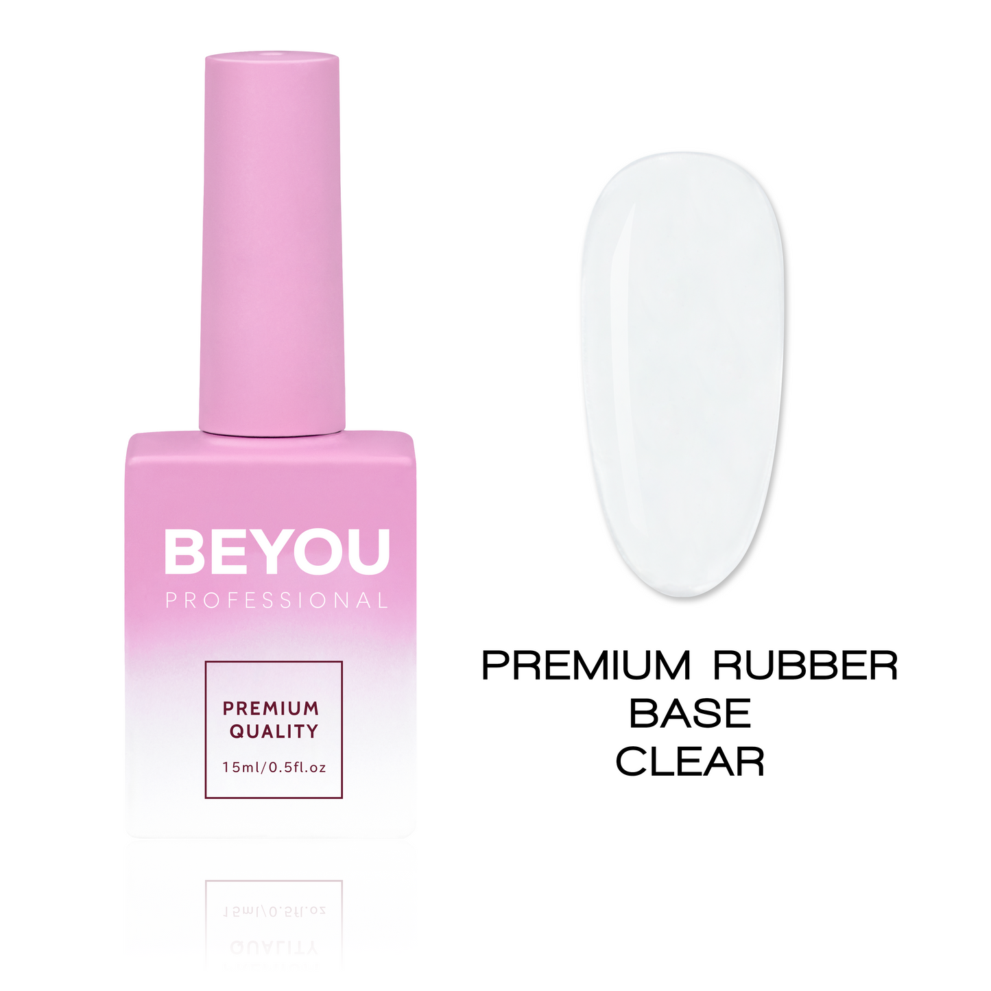 BEYOU Professional Premium Rubber Base 15мл Каучукова база BPRB15