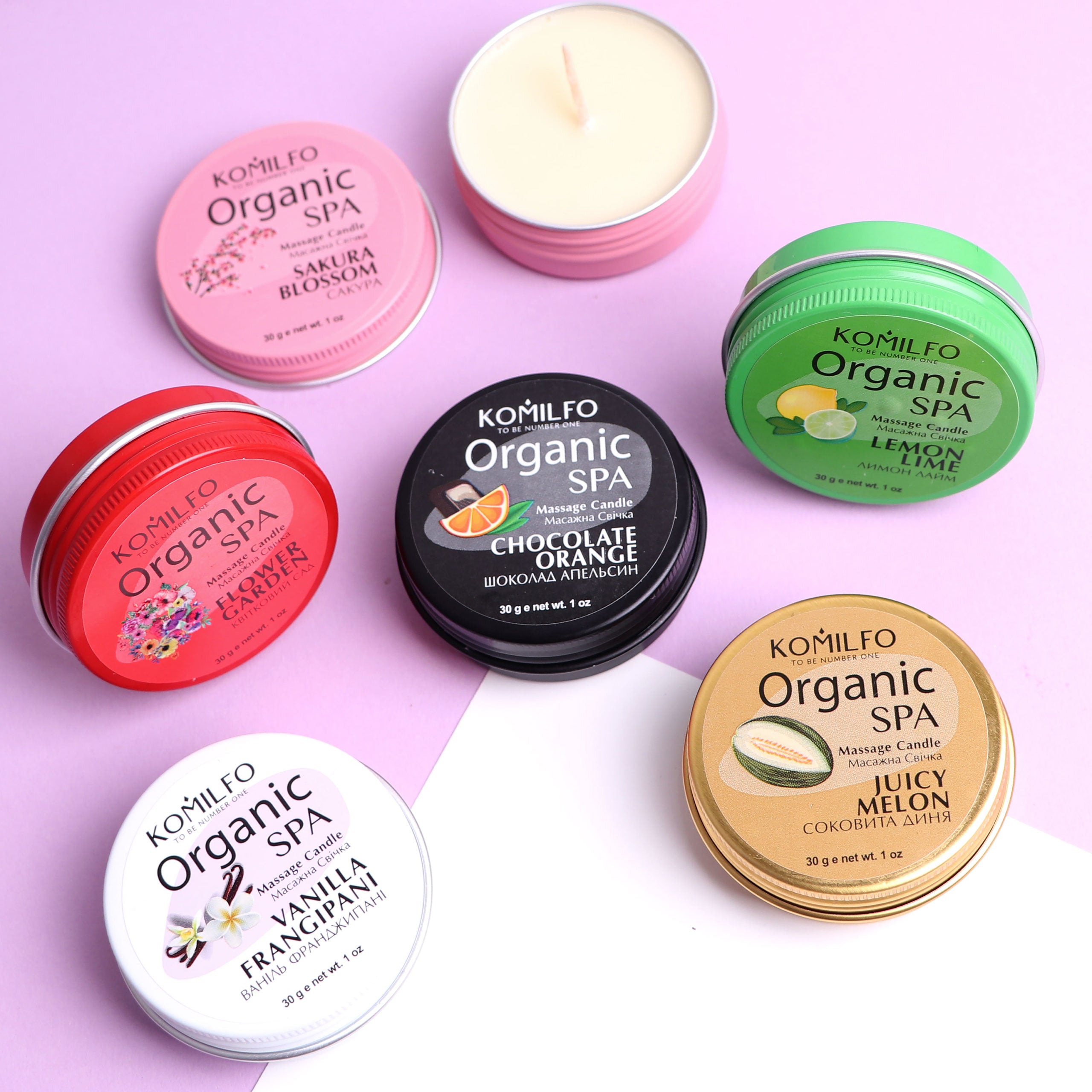 Komilfo Massage Candle – Масажна свічка 30 g