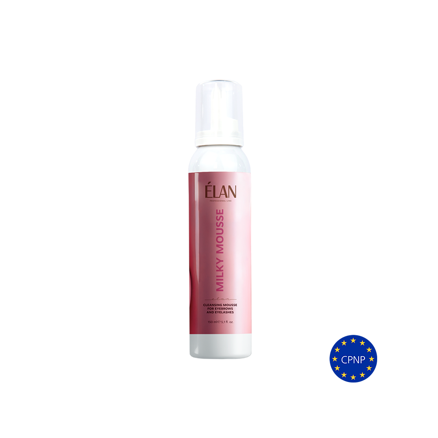 ELAN Professional Line MILKY MOUSSE: очищуючий мус для брів і вій 150 мл